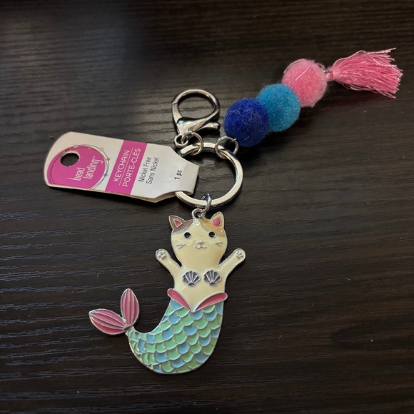 Mer- Cat Mermaid Keychain - Picture 1 of 2